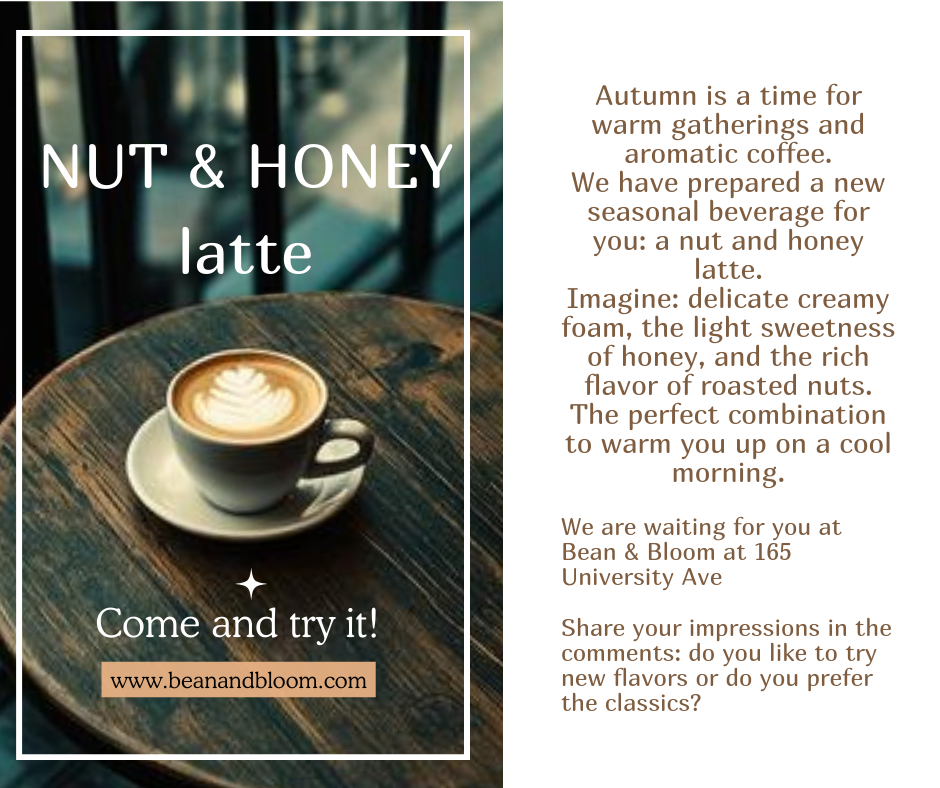 Facebook post visual for a coffee shop